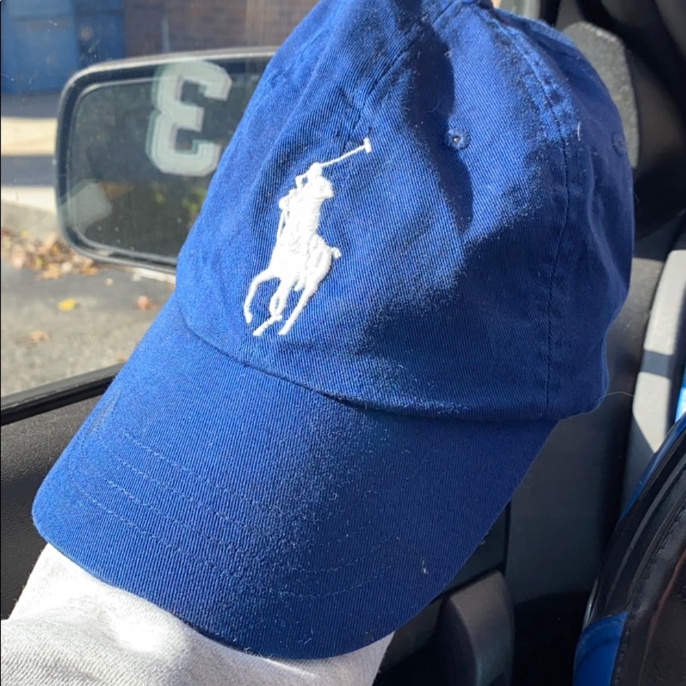 RAULPH LAUREN LEATHER STRAP BACK